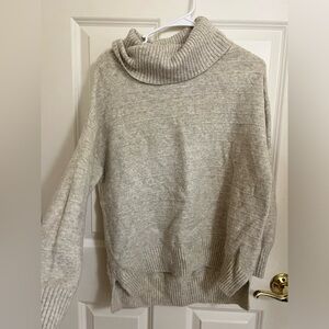 Tan Turtle Neck Knit Sweater
